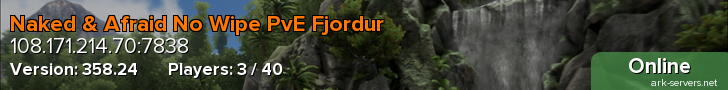 Naked & Afraid No Wipe PvE Fjordur