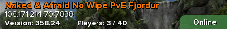 Naked & Afraid No Wipe PvE Fjordur