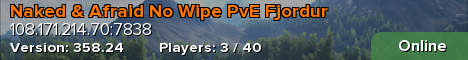 Naked & Afraid No Wipe PvE Fjordur