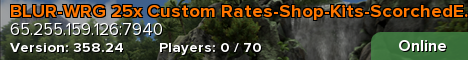 BLUR-WRG 25x Custom Rates-Shop-Kits-ScorchedEarth
