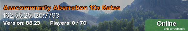 Asacommunity Aberration 10x Rates