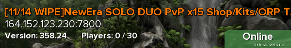 [10/31 WIPE]NewEra SOLO DUO PvP x15 Shop/Kits/ORP TheIsland