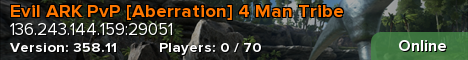 Evil ARK PvP [Aberration] 4 Man Tribe
