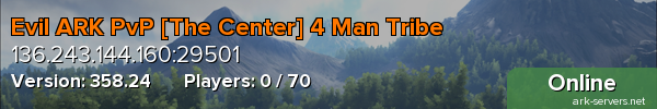 Evil ARK PvP [The Center] 4 Man Tribe