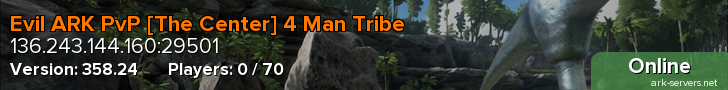 Evil ARK PvP [The Center] 4 Man Tribe