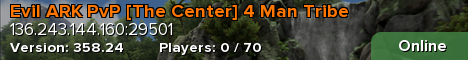 Evil ARK PvP [The Center] 4 Man Tribe