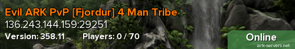 Evil ARK PvP [Fjordur] 4 Man Tribe