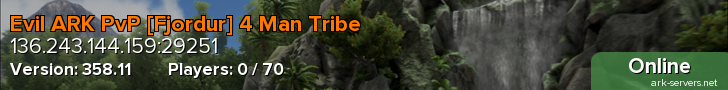Evil ARK PvP [Fjordur] 4 Man Tribe