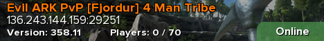 Evil ARK PvP [Fjordur] 4 Man Tribe