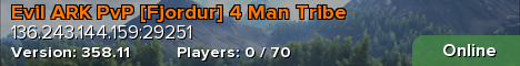 Evil ARK PvP [Fjordur] 4 Man Tribe