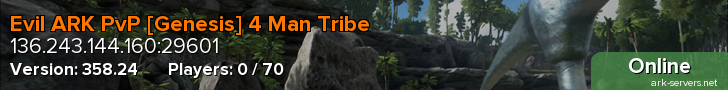 Evil ARK PvP [Genesis] 4 Man Tribe