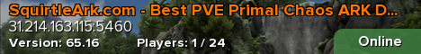 SquirtleArk.com - Best PVE Primal Chaos ARK Descended Server