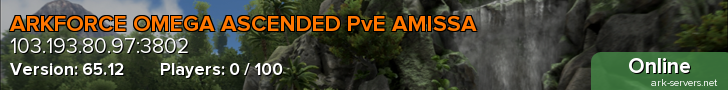 ARKFORCE PRIMAL CHAOS THE ISLAND PVE