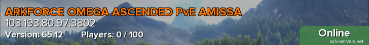 ARKFORCE PRIMAL CHAOS THE ISLAND PVE