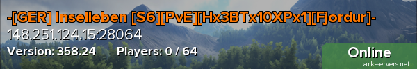 -[GER] Inselleben [S6][PvE][Hx3BTx10XPx1][Fjordur]-