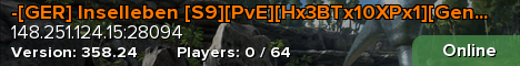 -[GER] Inselleben [S9][PvE][Hx3BTx10XPx1][Genesis]-