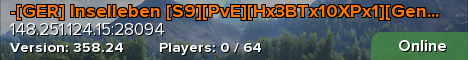 -[GER] Inselleben [S9][PvE][Hx3BTx10XPx1][Genesis]-