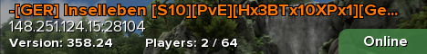 -[GER] Inselleben [S10][PvE][Hx3BTx10XPx1][Genesis2]-