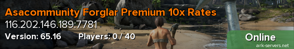 Asacommunity Forglar Premium 10x Rates