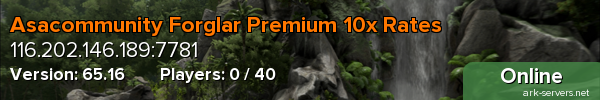 Asacommunity Forglar Premium 10x Rates