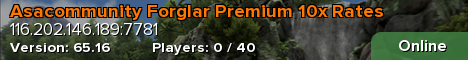 Asacommunity Forglar Premium 10x Rates