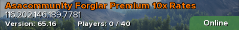 Asacommunity Forglar Premium 10x Rates