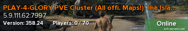 PLAY-4-GLORY PVE Cluster (All offi. Maps!) The Island