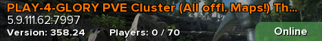 PLAY-4-GLORY PVE Cluster (All offi. Maps!) The Island