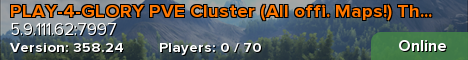 PLAY-4-GLORY PVE Cluster (All offi. Maps!) The Island