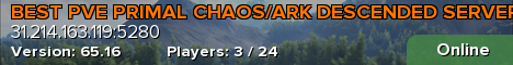 BEST PVE PRIMAL CHAOS/ARK DESCENDED SERVER! SquirtleArk CENT