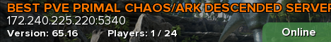 BEST PVE PRIMAL CHAOS/ARK DESCENDED SERVER! SquirtleArk SE