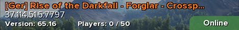[Ger] Rise of the Darkfall - Forglar - Crossplay