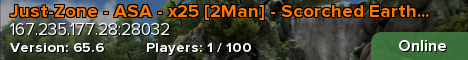 Just-Zone - ASA - x25 [2Man] - Scorched Earth PvP