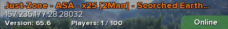 Just-Zone - ASA - x25 [2Man] - Scorched Earth PvP