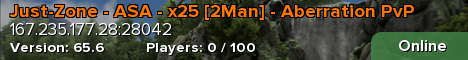 Just-Zone - ASA - x25 [2Man] - Aberration PvP
