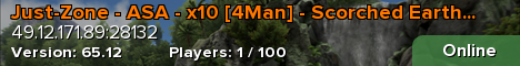 Just-Zone - ASA - x10 [4Man] - Scorched Earth PvP