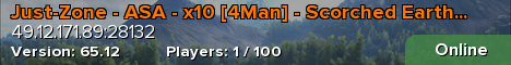 Just-Zone - ASA - x10 [4Man] - Scorched Earth PvP