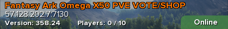 Fantasy Ark Omega X50 PVE VOTE/SHOP
