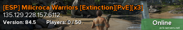 [ESP] Milicroca Warriors [Extinction][PvE][x3]