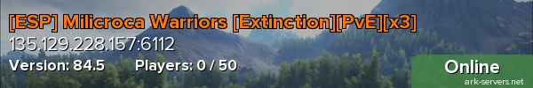 [ESP] Milicroca Warriors [Extinction][PvE][x3]