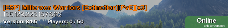 [ESP] Milicroca Warriors [Extinction][PvE][x3]