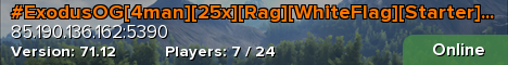 #ExodusOG[PVP][25x][Ragnarok][Custom Stacks/Loot]