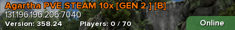 Agartha PVE STEAM 10x [GEN 2 ] [B]