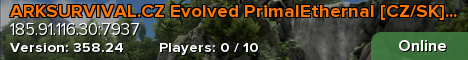 ARKSURVIVAL.CZ Evolved PrimalEthernal [CZ/SK] Ragnarok 10x