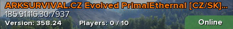 ARKSURVIVAL.CZ Evolved PrimalEthernal [CZ/SK] Ragnarok 10x