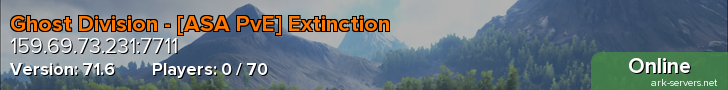 Ghost Division - [ASA PvE] Extinction