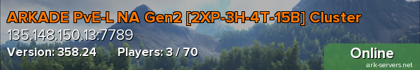 ARKADE PvE-L NA Gen2 [2XP-3H-4T-15B] Cluster