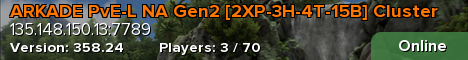ARKADE PvE-L NA Gen2 [2XP-3H-4T-15B] Cluster