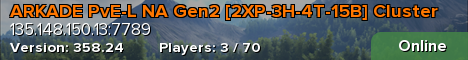 ARKADE PvE-L NA Gen2 [2XP-3H-4T-15B] Cluster