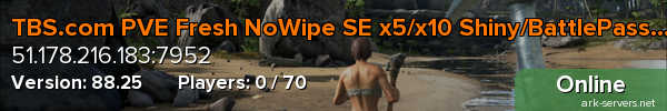 TBS.com PVE Fresh NoWipe SE x5/x10 Shiny/BattlePass/Quests